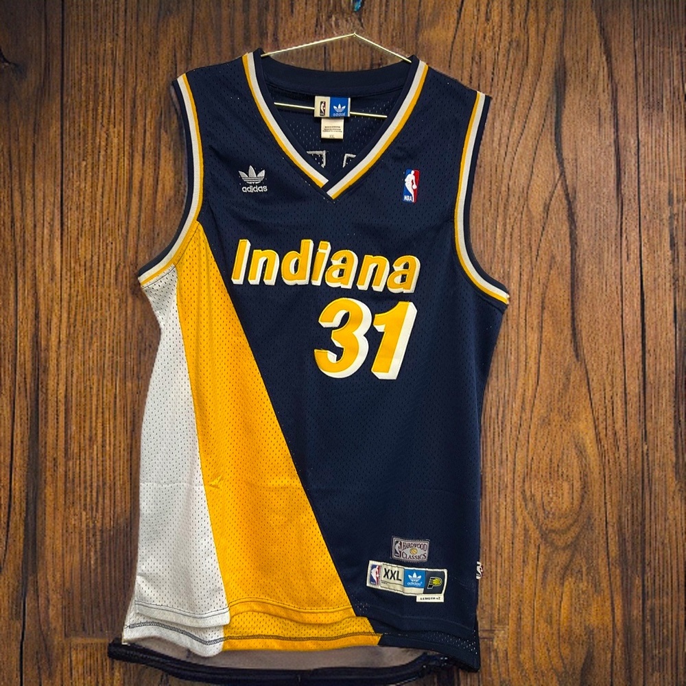 Reggie Miller Indiana Pacers Soul Xxl Hardwood Classic Swingman Jersey